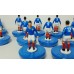 Subbuteo Andrew Table Soccer France 1934 World Cup Team on Classic Hasbro Bases